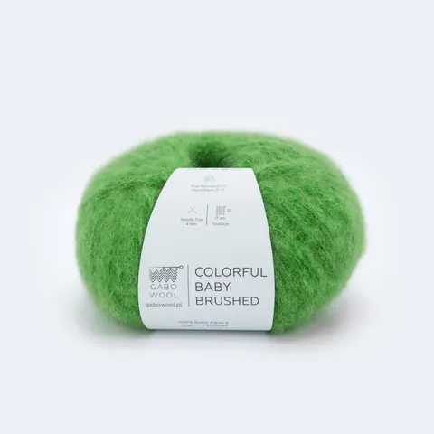 GABO WOOL Colorful Baby Brushed 7951 - zieleń