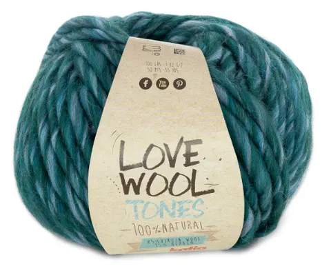 KATIA Love Wool Tones 203 - turkus