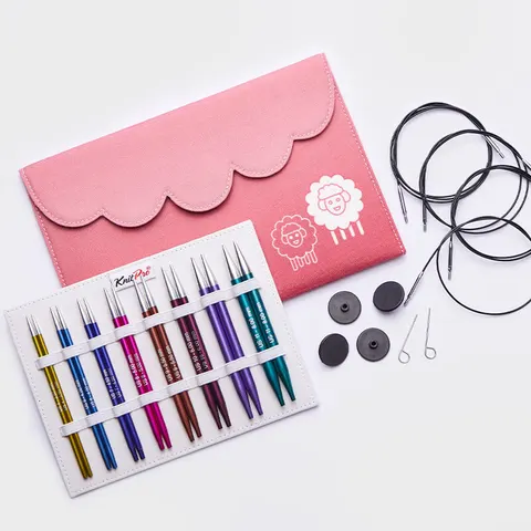 KNITPRO Zestaw drutów wymiennych Zing Deluxe