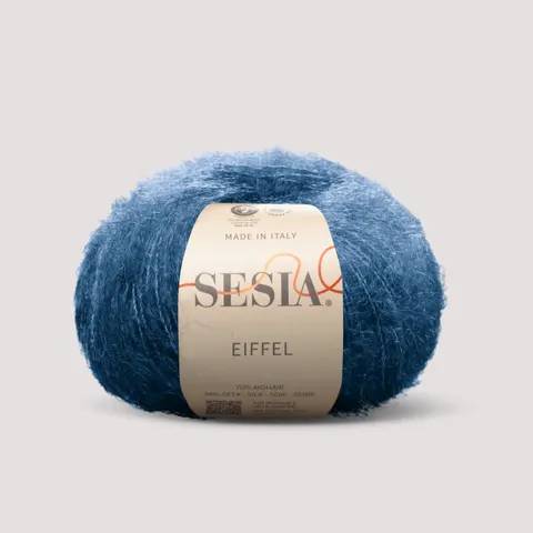 Włóczka SESIA Eiffel 8857 - ciemnoniebieski