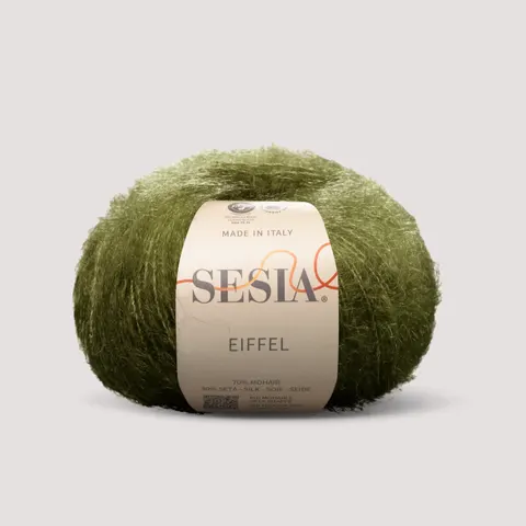 Włóczka SESIA Eiffel D111 - trawa cytrynowa