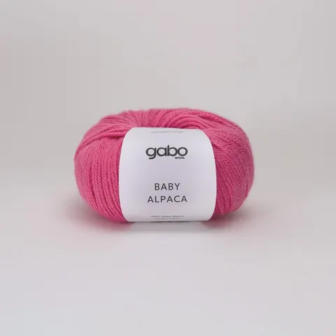 Włóczka GABO WOOL Baby Alpaca 1007 - candy róż