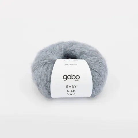 Włóczka GABO WOOL Baby Silk Yak 9452 - mglisty błękit