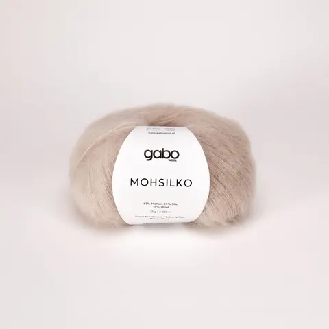 Włóczka GABO WOOL Mohsilko 4217 - marcepan