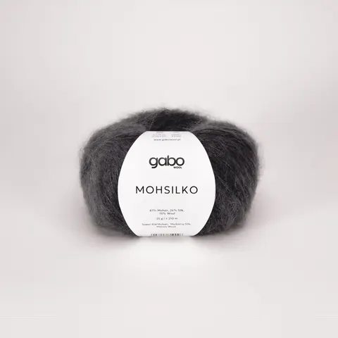 Włóczka GABO WOOL Mohsilko 4403 - grafitowa stal