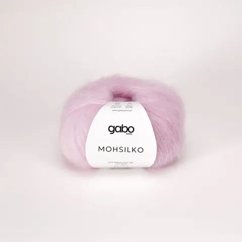 Włóczka GABO WOOL Mohsilko 4520 - mglista peonia