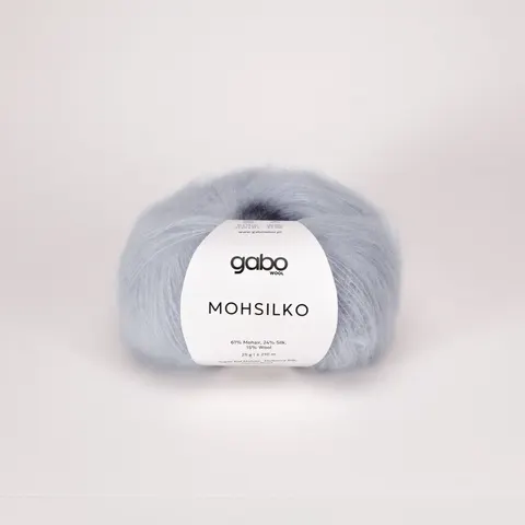 Włóczka GABO WOOL Mohsilko 4442 - niebieski kryształ