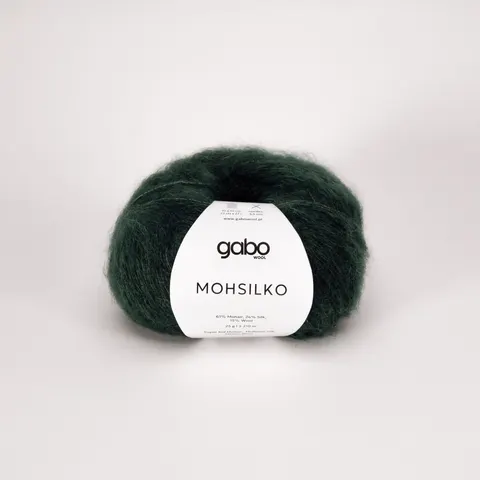 Włóczka GABO WOOL Mohsilko 4958 - leśna zieleń