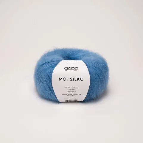 Włóczka GABO WOOL Mohsilko 4444 - himalajski błękit