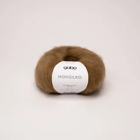 Włóczka GABO WOOL Mohsilko 4134 - jasny brąz