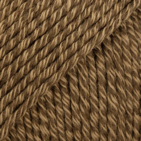 Włóczka DROPS Cotton Merino 39 - ciasto orzechowe