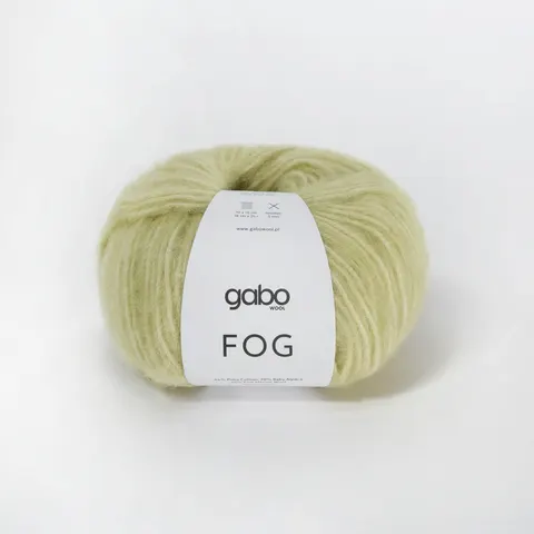 Włóczka GABO WOOL Fog 6477 - zielona herbata
