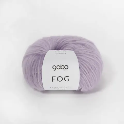 Włóczka GABO WOOL Fog 6741 - jasna lila
