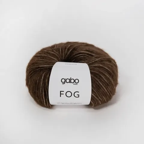 Włóczka GABO WOOL Fog 6351 - wenge