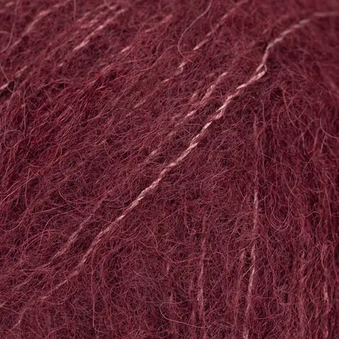 Włóczka DROPS Brushed Alpaca Silk 44 - wino śliwkowe