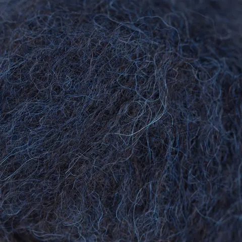 Włóczka DROPS Brushed Alpaca Silk mix 42 - ciemnogranatowy