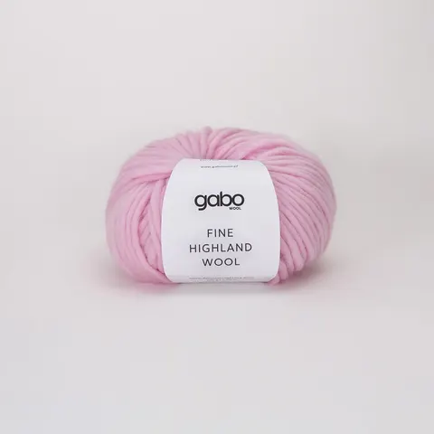Włóczka GABO WOOL Fine Highland Wool 2520 - mglista peonia