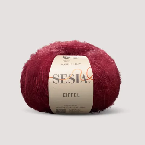 Włóczka SESIA Eiffel 4043 - bordo