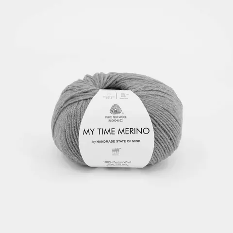 Włóczka GABO WOOL My Time Merino 9400 - szary pył