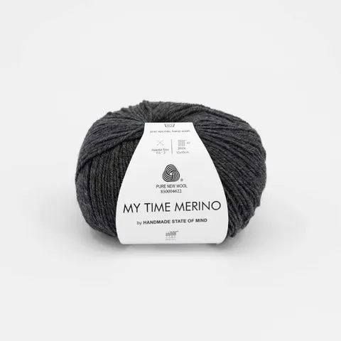Włóczka GABO WOOL My Time Merino 9403 - grafitowa stal