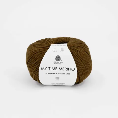 Włóczka GABO WOOL My Time Merino 9123 - palony bursztyn