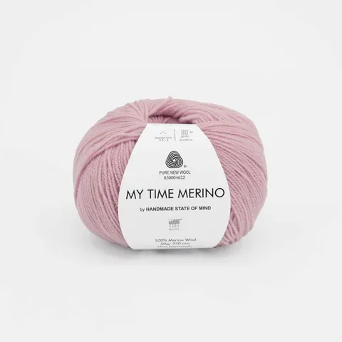 Włóczka GABO WOOL My Time Merino 9552 - koronkowy róż