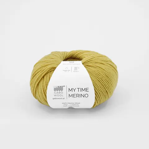 Włóczka GABO WOOL My Time Merino 9543 - rumiankowy