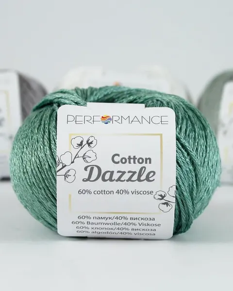 Włóczka PERFORMANCE Cotton Dazzle 135 - mięta
