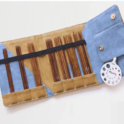 KNITPRO Zestaw drutów pończoszniczych Ginger Midi 15cm