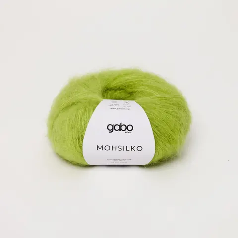 Włóczka GABO WOOL Mohsilko 4724 - limonkowy blask