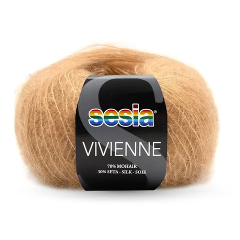 Włóczka SESIA Vivienne 5875 - camelo