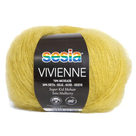 Włóczka SESIA Vivienne 4723 - limonka