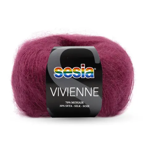 Włóczka SESIA Vivienne 5025 - wino