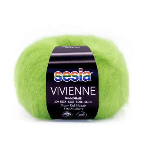 Włóczka SESIA Vivienne 5390 - zielone jabłko