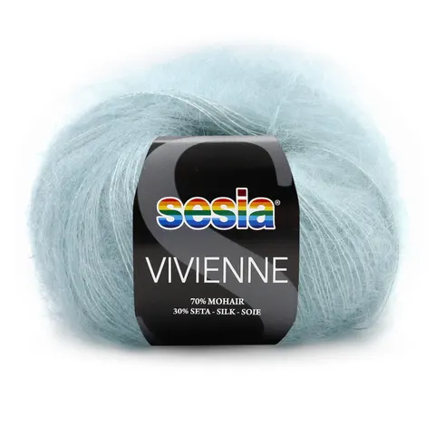 Włóczka SESIA Vivienne 3211 - stalowy błękit