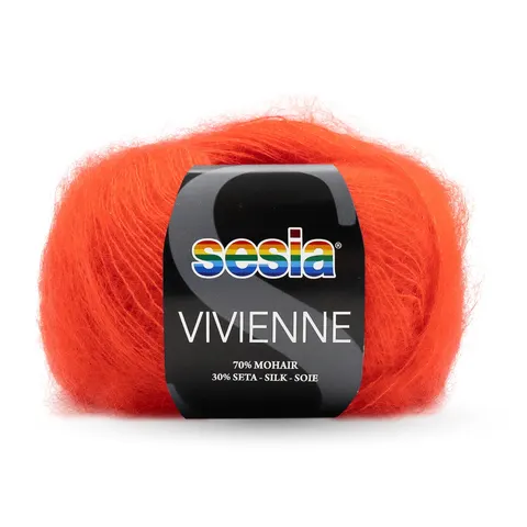 Włóczka SESIA Vivienne 3779 - czerwony mak