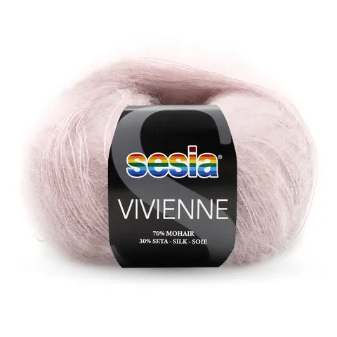 Włóczka SESIA Vivienne 4392 - różowa perła
