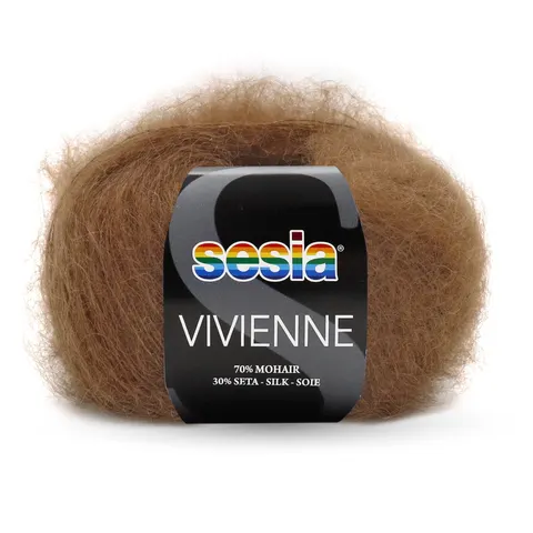 Włóczka SESIA Vivienne 4395 - czekolada