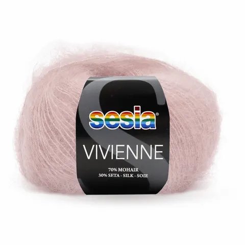 Włóczka SESIA Vivienne 2475 - pudrowy róż