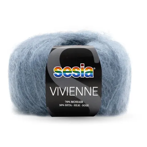 Włóczka SESIA Vivienne 1364 - niebieskoszary