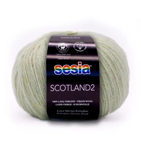 Włóczka SESIA Scotland 2 1347 - mięta