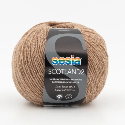 Włóczka SESIA Scotland 2 1358 - migdałowy