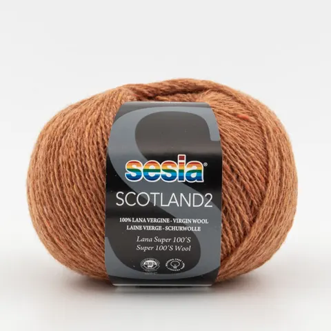 Włóczka SESIA Scotland 2 0449 - rdza