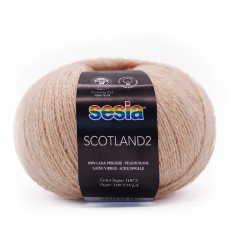 Włóczka SESIA Scotland 2 0871 - piaskowy