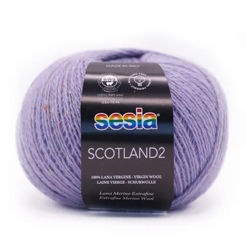 Włóczka SESIA Scotland 2 1014 - lawenda