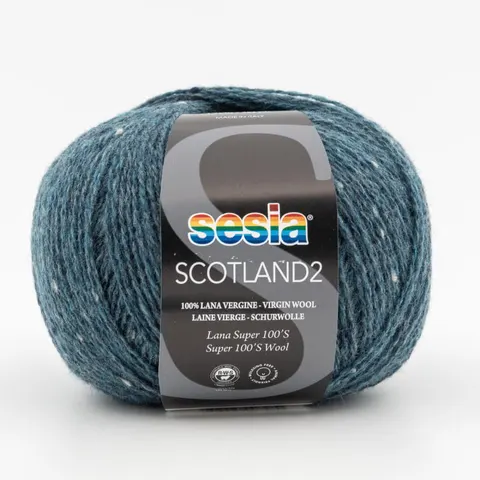Włóczka SESIA Scotland 2 3643 - ciemny petrol