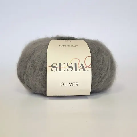Włóczka SESIA Oliver 0987 - szarozielony