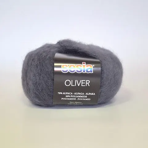 Włóczka SESIA Oliver 1665 - stalowy szary
