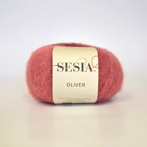 Włóczka SESIA Oliver 2181 - malinowy