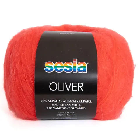 Włóczka SESIA Oliver 3779 - czerwony mak